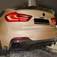 Schwarz Heckstoßstange Diffusor Lippe Abdeckung Für BMW X6 F16 Sport 14-19