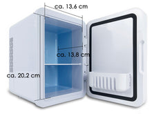 2 In 1 Mini Kühlschrank Kleiner Kühlschrank Schrankbox 6L Mit Spiegel für Auto Büro Camping Outdoor