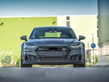 Lüftungsgitter Nebelscheinwerfer Blenden Gitter Schwarz für Audi A7 C8 S Line S7 18+