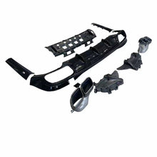 Heckdiffusor Auspuff Diffusor Schwarz Für Mercedes S-Klasse W223 AMG Line 21+