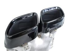C63 Optik Heckdiffusor Diffusor Auspuff Schwarz Glanz für Mercedes W206 S206 AMG Line 2022+