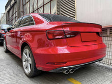 Schwarz Glanz Heckspoiler Heckflügel für AUDI A3 Spoiler 8V Limo 2012-2020 sp17