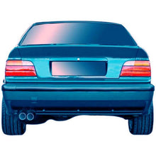 Heck Stoßstange + Diffusor Passend für BMW 3er E36 Limousine Touring Cabrio Coupe 1990-1999