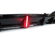 Schwarz glänzender Heckdiffusor + Auspuffendrohre für Audi A5 B9 S-line S5 2020-2023 Sport Stoßfängerdiffusor
