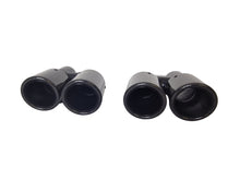Carbon Endrohre Auspuffblende Schwarz für Audi A6 A7 C7 A4 B8 A5 Q5