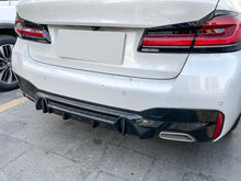 Heckdiffusor Diffusor Heckansatz Schwarz für BMW 5er G30 G31 Sport Paket 16-22