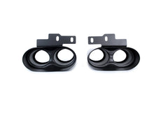 Auspuffblenden Endrohr Blenden Schwarz Glanz Edelstahl für AUDI A6 C8 A7 C8 S Line 18+