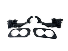 NEU Heckdiffusor Auspuff Blenden Schwarz Glanz für Mercedes C Kl. W205 S205 Seriens. di212