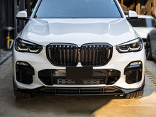 Front Stoßstange Frontspoiler Spoiler Spoilerlippe Schwarz Passend für BMW X5 G05 M Sport Paket 19-23