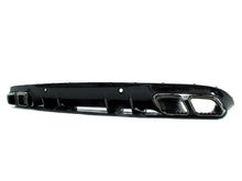 Heckstoßstange Diffusor Schwarz Quad Auspuffspitzen für Benz W205 C205 Coupe A205 Cabrio di18