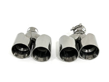 Chrom Endrohre Auspuff Blenden Passend für BMW 3er G20 G21 G28 M Sport Paket 19-22 et232