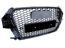 RSQ3 Stil Kühlergrill Wabengrill Schwarz für Audi Q3 Grill 8U S Line 2011-2014 vor MOPF fg243