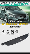 Für Mercedes R Klasse W251 2006-2013 Laderaumabdeckung Abdeckrollo Kofferraum