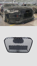 Wabengrill Kühlergrill Grill Schwarz für Audi A6 S6 C7 4G Limo Avant S Line 2011-2014