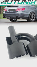 NEU Schwarz Auspuffblenden Auspuff Endrohr für Mercedes Benz W221 W211 W204 C218 R171 et250