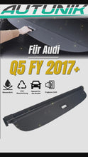 Für Audi Q5 FY 2017+ Laderaumabdeckung Abdeckrollo Kofferraum Schwarz
