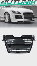 TTRS Optik Kühlergrill Front Grill Schwarz Grill für Audi TT 8J S Line 2006-2014