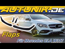 Front Stoßstange Flaps Spoiler Lippe Schwarz Glänzend für Mercedes CLA W117 AMG Line 2016-2019 pz72