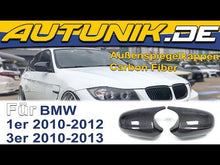 Spiegelkappen Außenspiegelkappen Carbon Fiber Passend für BMW 3er E92 E93 LCI 2010-2013 1er E81 E82 E87 E88 LCI 2010-2012
