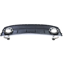Heckdiffusor Diffusor mit Endrohren Sport Optik für Audi A4 B8 Facelift 2011 2012 2013 2014 2015