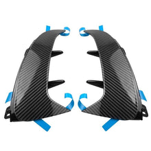 Heck Stoßstange Aero Flaps Flics Canards Carbon Look für Mercedes A Kl. W177 Hatchback AMG Line 2018+