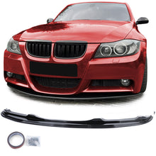 Front Spoiler Splitter Lippe Schwarz Passend für BMW 3er E90 E91 2005-2008