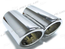 2x 68mm Chrom Auspuffblenden Endrohrblende für VW GOLF 7 Golf VII GOLF 6 Golf VI TSI TDI 2009-2021 vw23