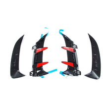 Autunik Heck Flossen Flaps Heck Stoßstangen Canards für Mercedes Benz A Klasse W177 Hatchback AMG Line pz3