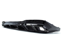 NUR FÜR BENZIN Schwarz Heckdiffusor Diffusor + Auspuff für Mercedes W213 S213 E43 AMG Line di33