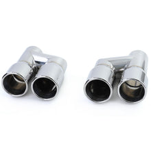 Auspuffblenden Auspuff Endrohre Chrom 4 Rohr für AUDI A4 B8 2007-2015