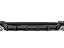 Autunik Schwarz Diffusor Auspuffblenden für AUDI A6 Heckdiffusor S6 C8 Limo Avant S-Line 18+ di92