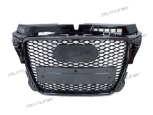 Wabengrill Grill Kühlergrill Schwarz für AUDI S3 A3 8P MODF 2008-2013 fg86