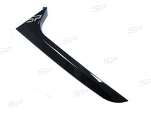 Autunik Schwarz Glanz Vertikale Fenster Flaps Heck Spoiler für AUDI A6 C7 Allroad Avant 2012-2018 od55