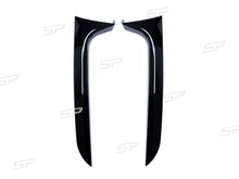 Autunik Schwarz Glanz Vertikale Fenster Flaps Heck Spoiler für AUDI A6 C7 Allroad Avant 2012-2018 od55