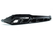 NUR FÜR BENZIN Schwarz Heckdiffusor Diffusor + Auspuff für Mercedes W213 S213 E43 AMG Line di33