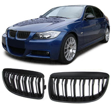 Kühlergrill Grill Doppelsteg Nieren Passend für BMW 3er E90 E91 2005-2008