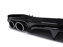 Diffusor Heckdiffusor Chrom Auspuffblenden Schwarz für Mercedes Benz E-Klasse W213 AMG Line ab 07.2021