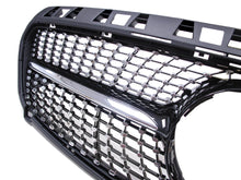 Autunik Schwarz Diamant Grill Kühlergrill Diamantgrill für Mercedes A Klasse W176 A180 A220 A45 AMG 12-15 pz134