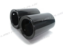 70mm Auspuffblenden Endrohre Endrohrblende Schwarz Passend für BMW 1er F20 125d 2er F22 3er F30 325d 330d