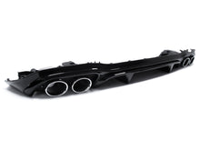 Diffusor Heckdiffusor Chrom Auspuffblenden Schwarz für Mercedes Benz E-Klasse W213 AMG Line ab 07.2021