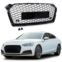 Wabengrill Kühlergrill Grill Sport Schwarz Glanz für AUDI A5 F5 2016 2017 2018 2019