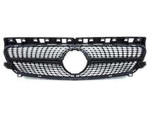 Autunik Schwarz Diamant Grill Kühlergrill Diamantgrill für Mercedes A Klasse W176 A180 A220 A45 AMG 12-15 pz134