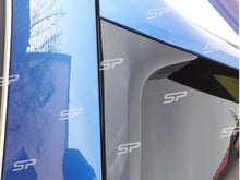 Autunik Schwarz Glanz Vertikale Fenster Flaps Heck Spoiler für AUDI A6 C7 Allroad Avant 2012-2018 od55