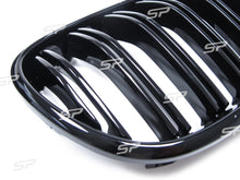 Kühlergrill Nieren Grille Grill Doppelsteg Glanz Schwarz Passend für BMW X3 F25 2010-2014 vor LCI fg122