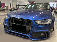 Schwarz Kühlergrill Grill Wabengrill für AUDI S4 A4 B8 B8.5 MODF 11-15 fg89