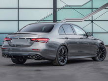 Diffusor Heckdiffusor Chrom Auspuffblenden Schwarz für Mercedes Benz E-Klasse W213 AMG Line ab 07.2021