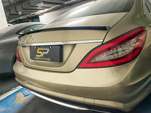 Schwarz Glanz Heckspoiler Spoilerlippe Spoiler für Mercedes Benz CLS W218 C218 11-18 sp93