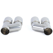 Auspuffblenden Auspuff Endrohre Chrom 4 Rohr für AUDI A4 B8 2007-2015