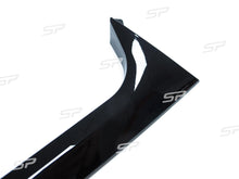 Autunik Schwarz Glanz Vertikale Fenster Flaps Heck Spoiler für AUDI A6 C7 Allroad Avant 2012-2018 od55
