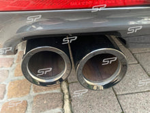 76mm Auspuffblenden Endrohreblenden Schwarz Passend für BMW LCI 1er F20 F21 3er F30 F31